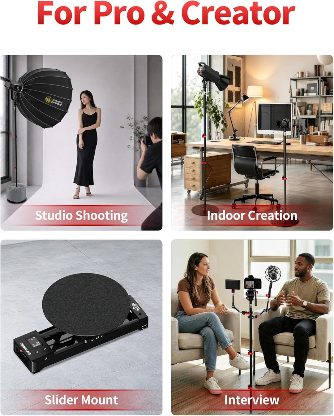 IFOOTAGE Cobra RB-A300 Professionelles Kamera-Aluminium-Einbeinstativ,Studio-Einbeinstativ,gewichtet