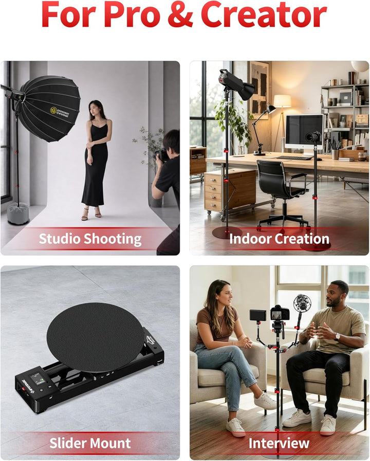 IFOOTAGE Cobra RB-A300 Professionelles Kamera-Aluminium-Einbeinstativ,Studio-Einbeinstativ,gewichtet