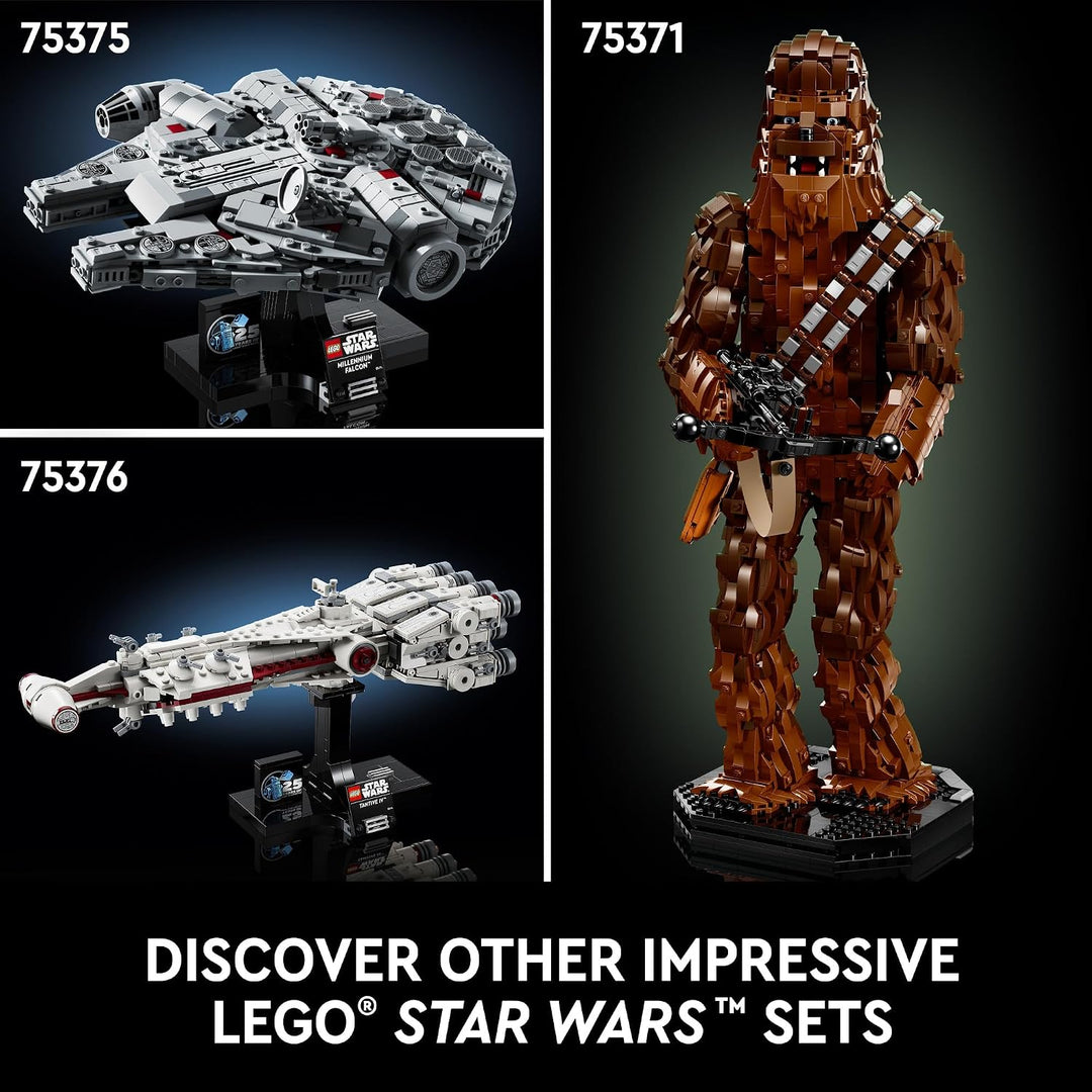 LEGO Star Wars - A New Hope Millennium Falcon 25th Anniversary Buildable Starship Model Collectible