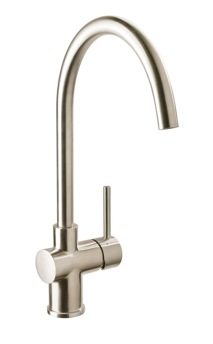 AquaSu Einhandmischer Surf für Küchenspüle | Edelstahl | Wasserhahn | Spüle, Surf