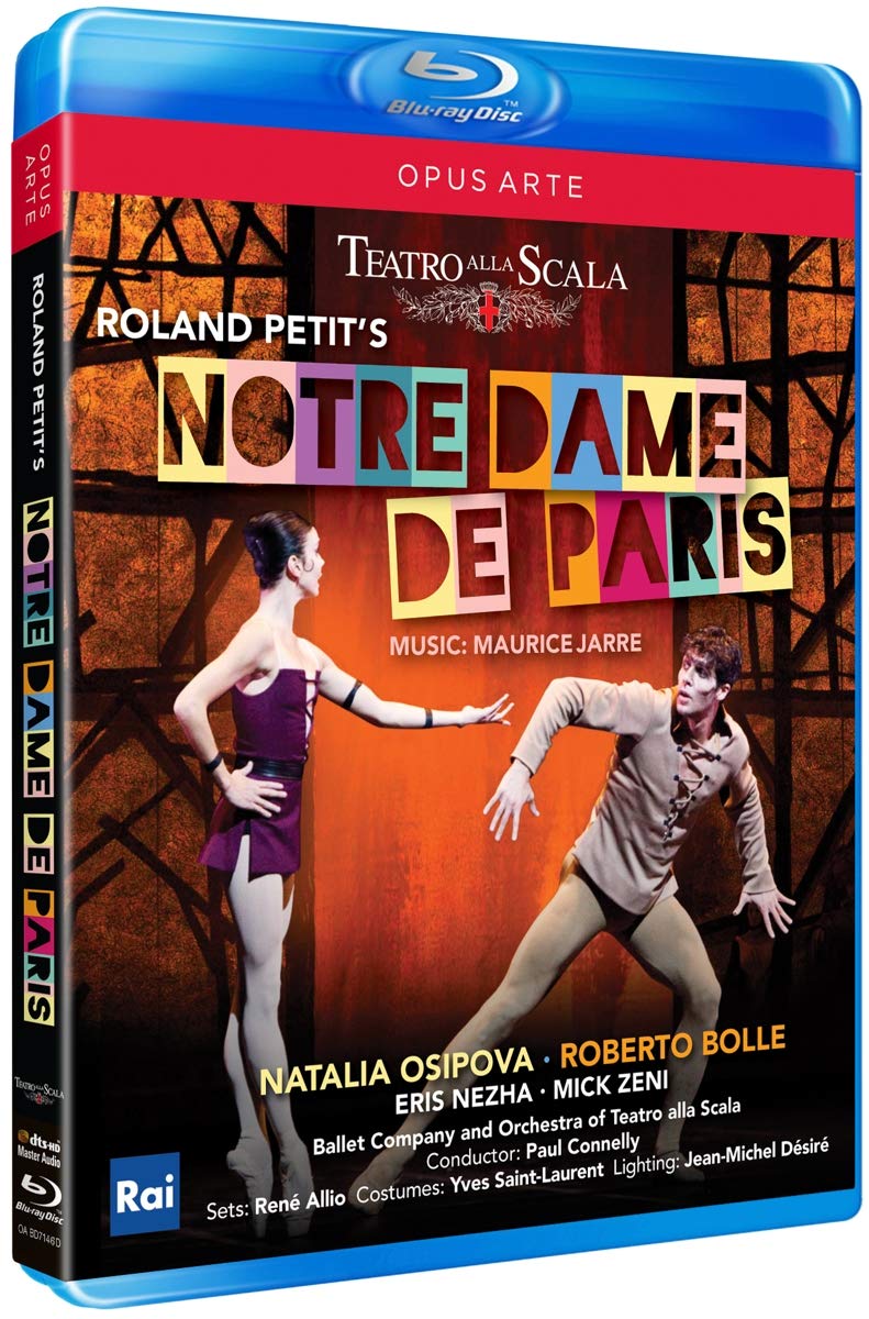 Petit: Notre Dame de Paris (Teatro all Scala, 2013), Blu-ray