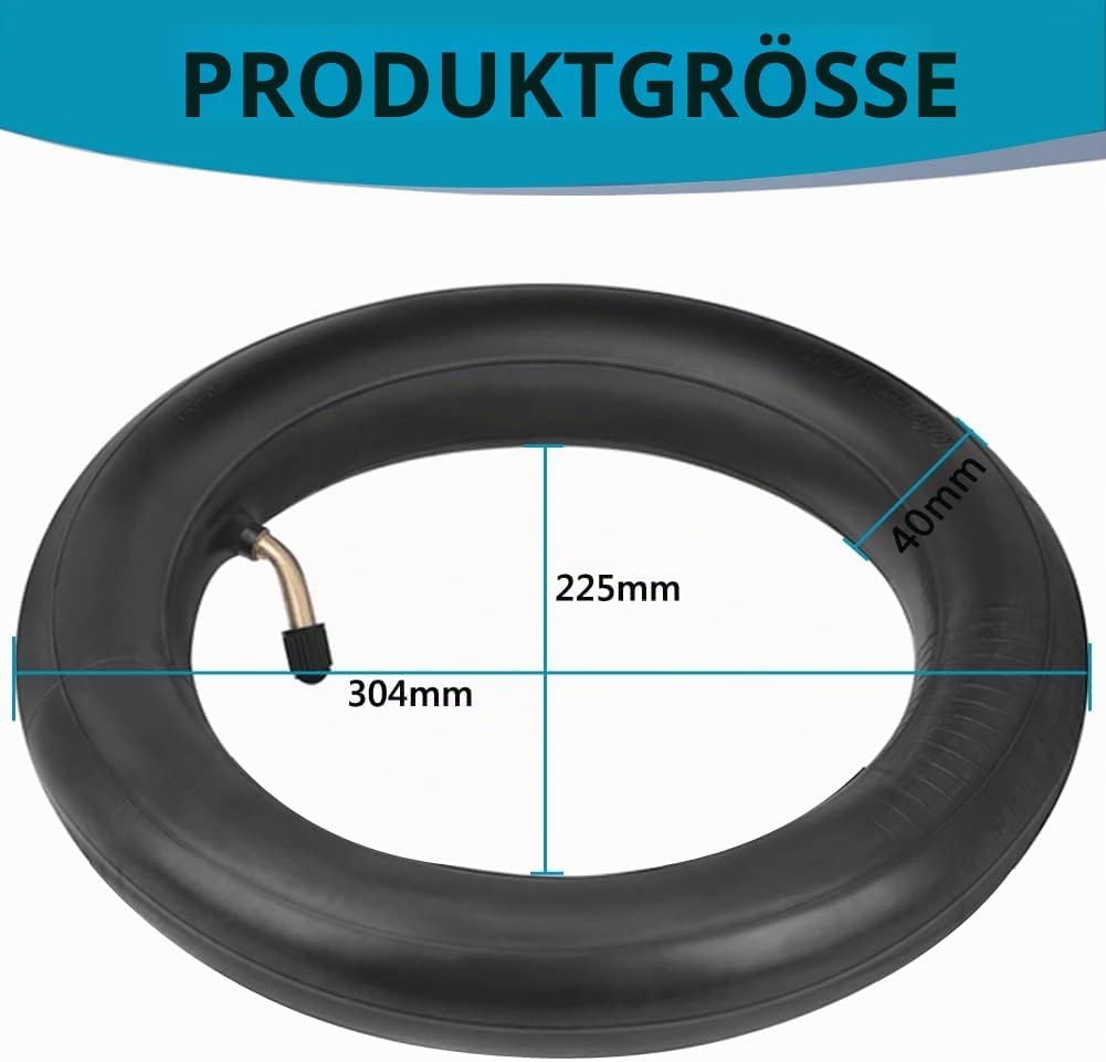 12 Zoll Kinderwagen Schlauch 12 1/2"x 2 1/4" Fahrradschlauch+ Montagehebeln, Innenschlauch Mit Winke