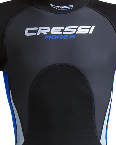 Cressi Morea Herren - Neoprenanzug 3mm für alle Wassersportarten XXL/6 Schwarz/Blau/Silber, XXL/6 Sc