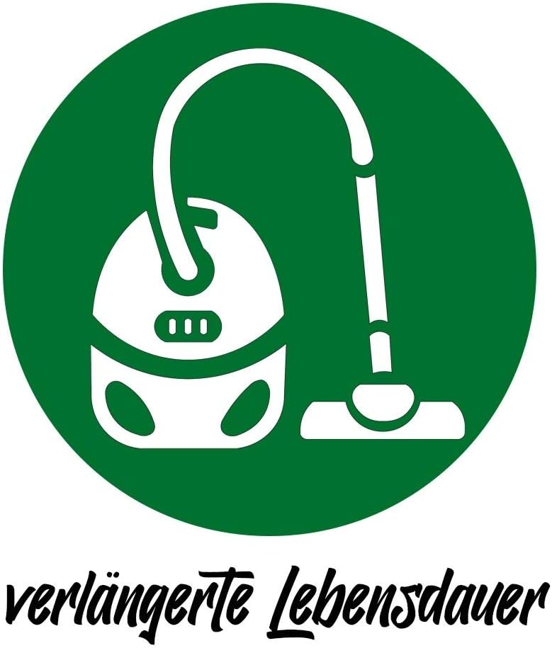 10 Staubsaugerbeutel 1 Hepa Filter 2 Motorschutzfilter kompatibel mit VK Kobold 130 131 Vorwerk