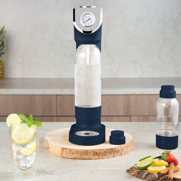 Berlinger Haus – SODABAR Wassersprudler + 2 Flaschen Deep Sea Collection – 2 l – blau