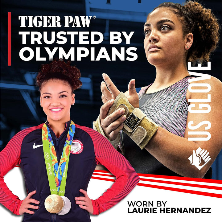 Tiger Paw Authentische Gymnastik-Handgelenkstützen (im Paar verkauft) - Originale Wettkampf-Gymnasti
