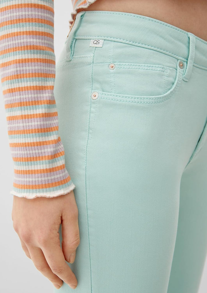 Q/S by s.Oliver Damen Jeans-Hose, lang 32W / 30L Blue Green, 32W / 30L Blue Green