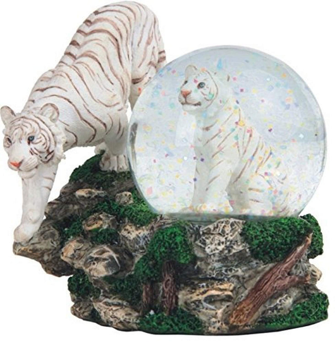 StealStreet ss-g-28052 Zwei weiss Tiger Snow Globe, 10,8 cm