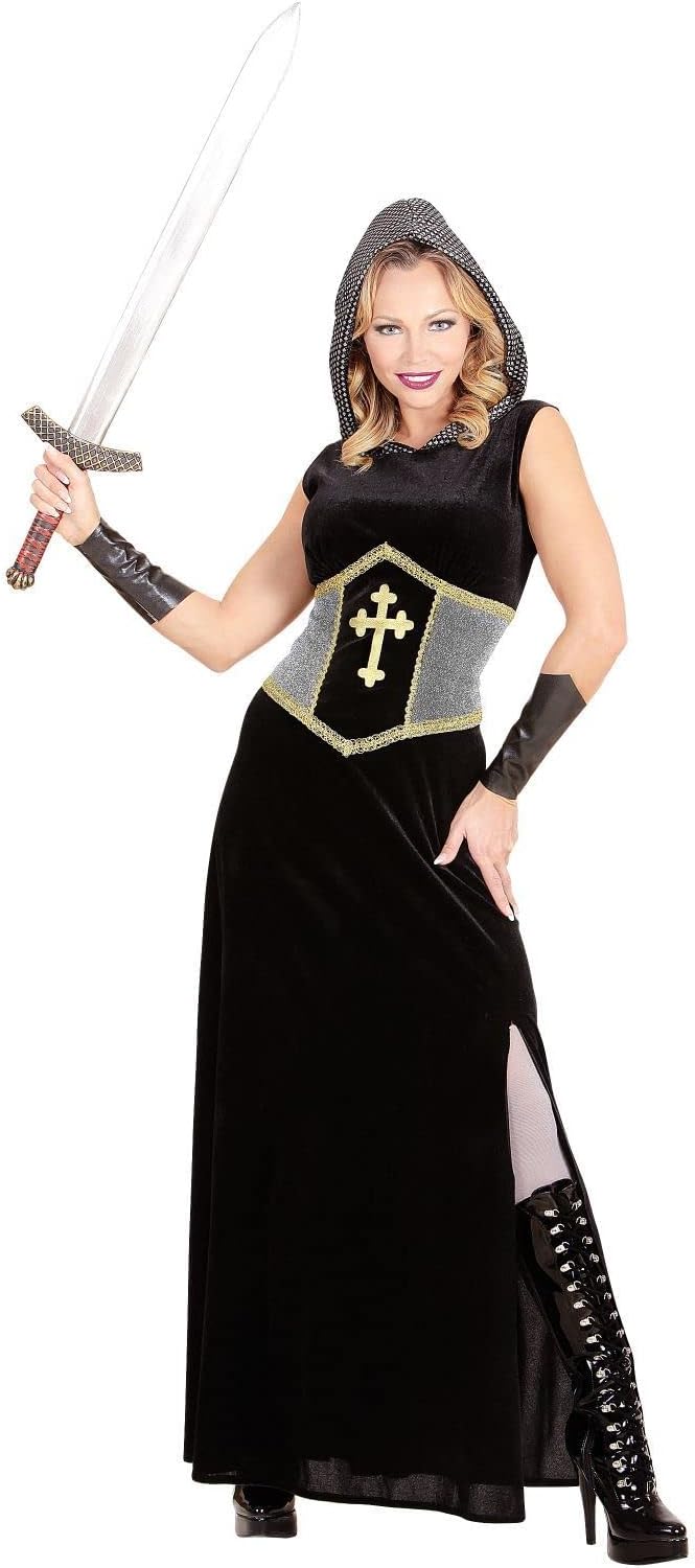 "JOAN OF ARC" (hooded dress, arm bands) - (XL), XL