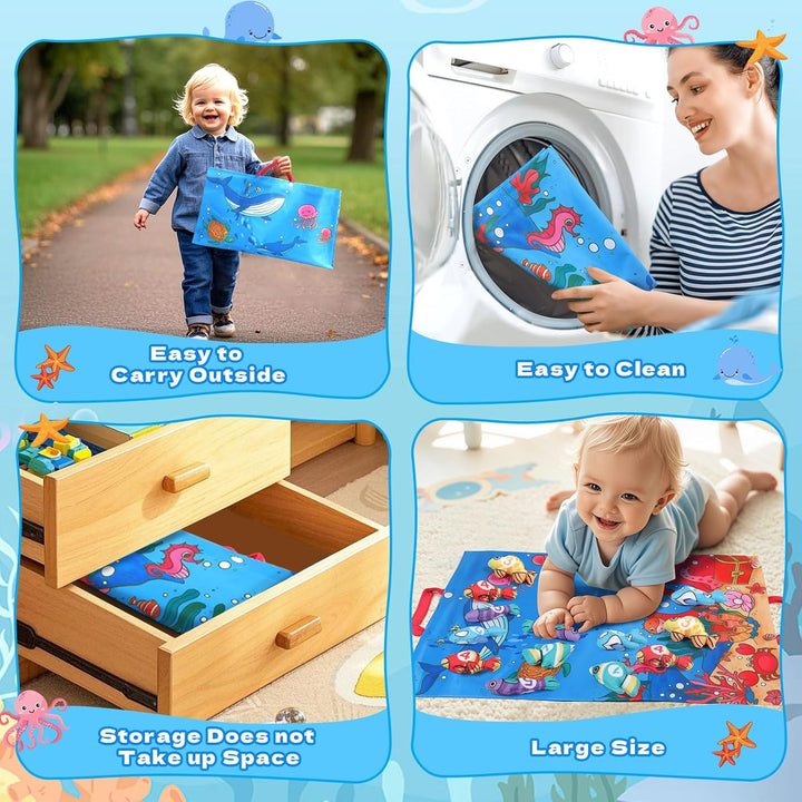 jerryvon Montessori Spielzeug ab 1 2 Jahr, Angelspiel kinderspielzeug, Lernspiele, Motorikspielzeug,