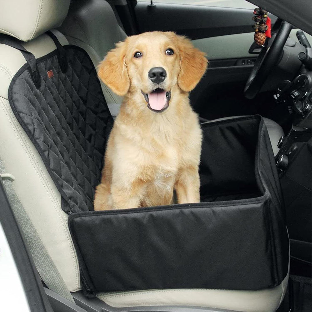 Dog Car Seat, Cat Travel Seat, Dog Booster Seat, Portable Pet Car Seat, Washable Dog Car Bed, Medium