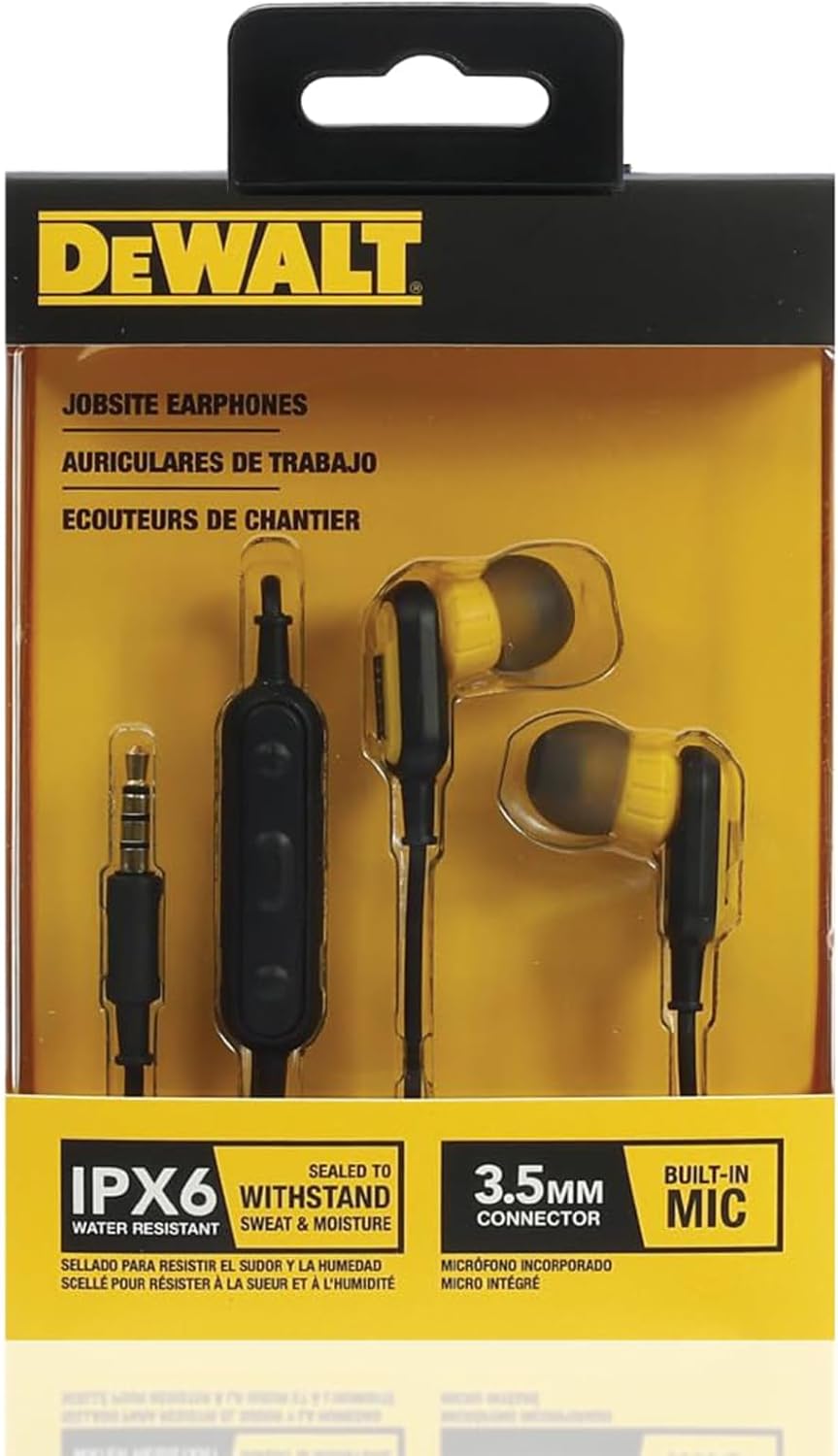 DEWALT Jobsite Earphones