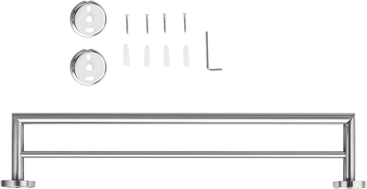 Ambrosya - Handtuchhalter zum Bohren - Badetuchhalter Handtuchstange Handtuch Haken Halter Wand Bad