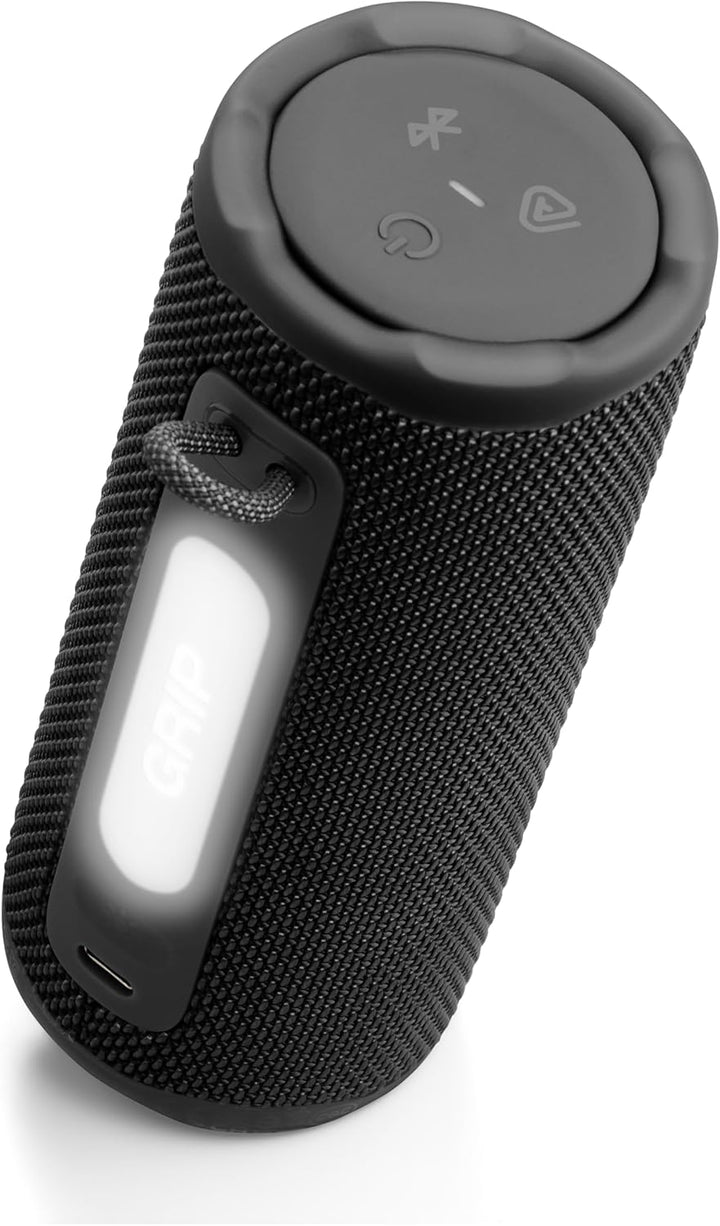 JBL Griffigkeit: Kompakter Bluetooth-Lautsprecher mit kräftigem JBL Pro-Sound und Umgebungslicht, bi