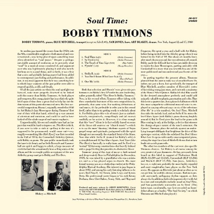Soul Time, Vinyl