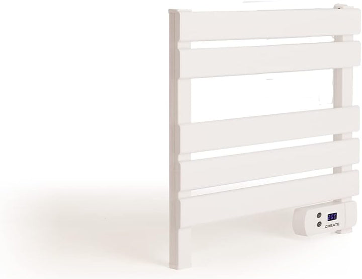 CREATE / WARM Towel Mini 150W / Elektrischer Badheizkörper Weiss / 52,3x8x55,8cm / Leise, geringer V