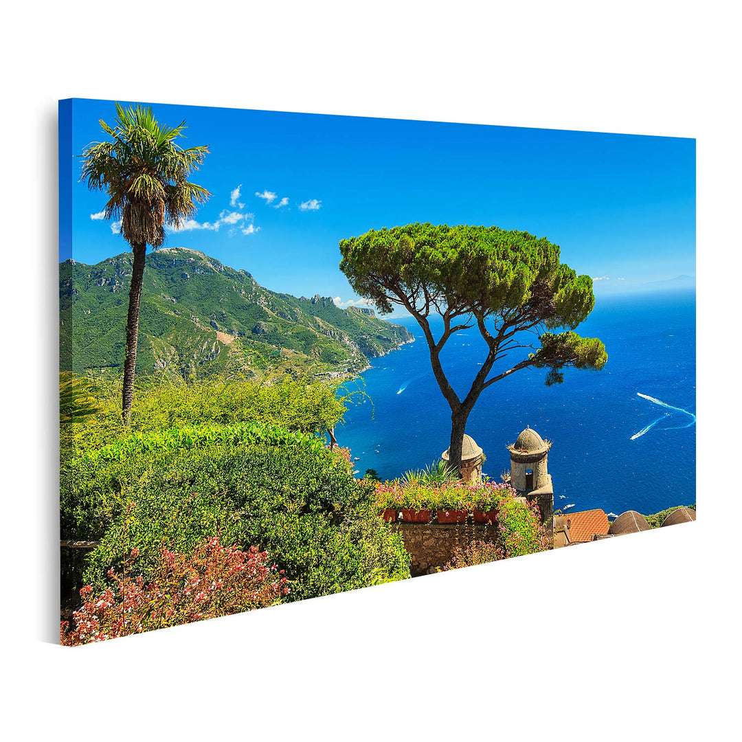 islandburner Bild auf Leinwand Der Berühmte Garten Der Villa Rufolo Ravello Amalfiküste Italien Bild