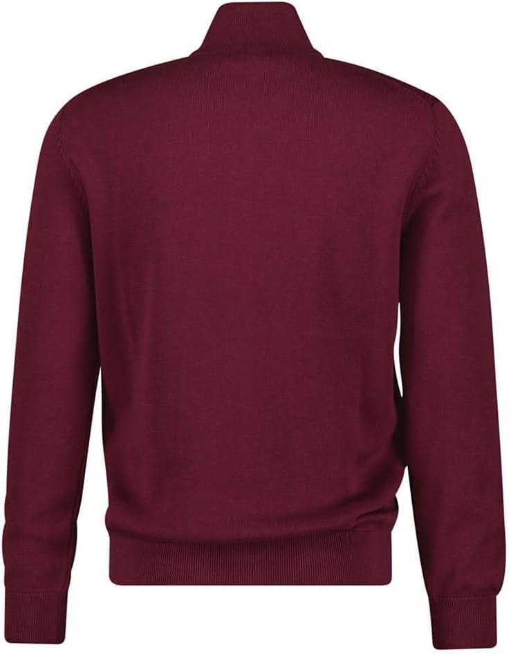GANT Herren Casual Cotton Zip Cardigan BAUMWOLLSTRICKJACKE MIT REIssVERSCHLUSS (1er Pack) XXL Ruby R