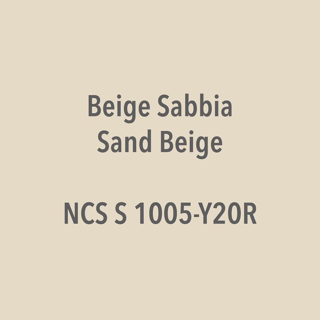 bianco Shabby® Beige Sabbia Kreidefarbe Wasserbasis für Alle Oberflächen einfach zu verarbeiten ohne