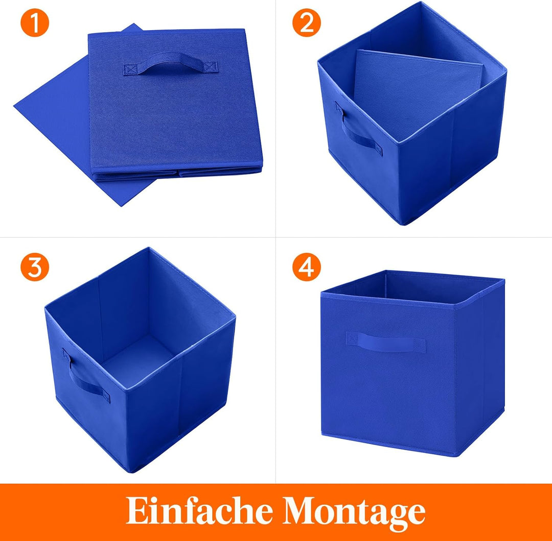 Lifewit Aufbewahrungsbox 8 Stück, Kleiderschrank Organizer, Faltbare Körbe Aufbewahrung, Ordnungsbox