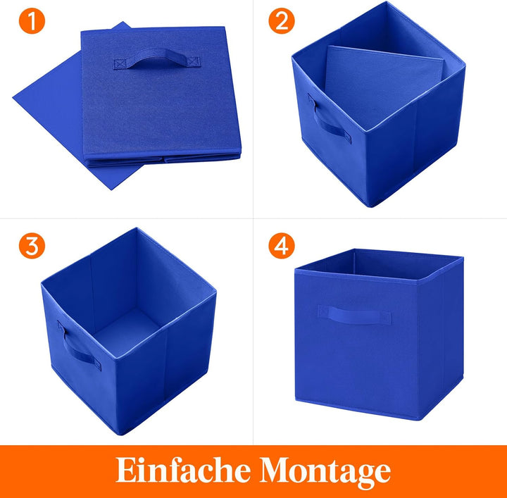 Lifewit Aufbewahrungsbox 8 Stück, Kleiderschrank Organizer, Faltbare Körbe Aufbewahrung, Ordnungsbox