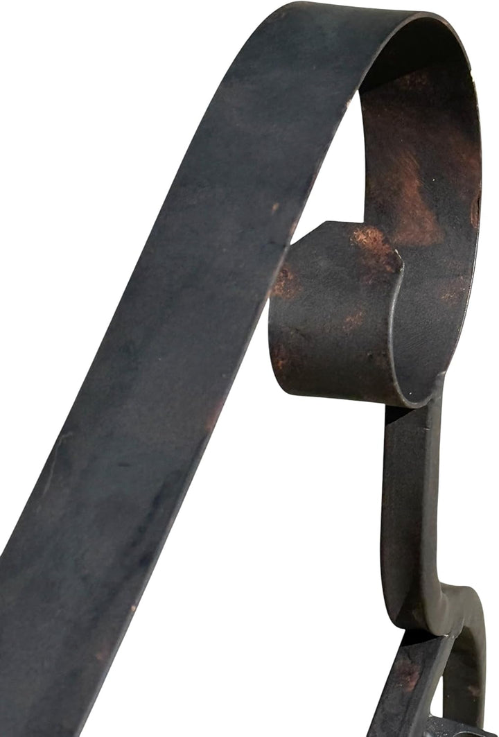 DanDiBo Gartenbank Metall 2 Sitzer Wetterfest Sitzbank Garten Bank Antik 18940 Dunkelbraun Metallban