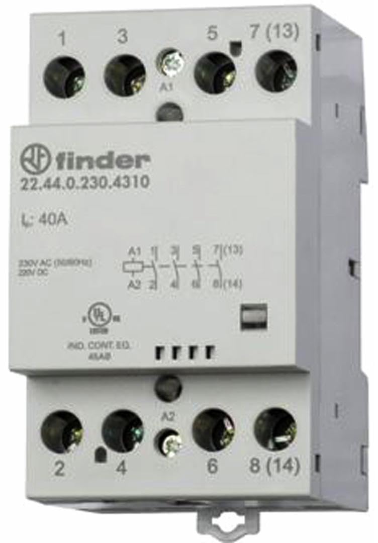 finder 22.64.0.230.4310 Schuetz 4 Schliesser 230 V/DC, 230 V/AC 63A 1St. 22.64.0.230.4310-1