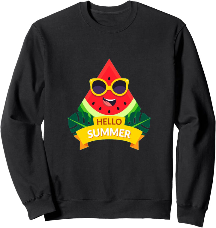 Hello Summer Wassermelone Sweatshirt