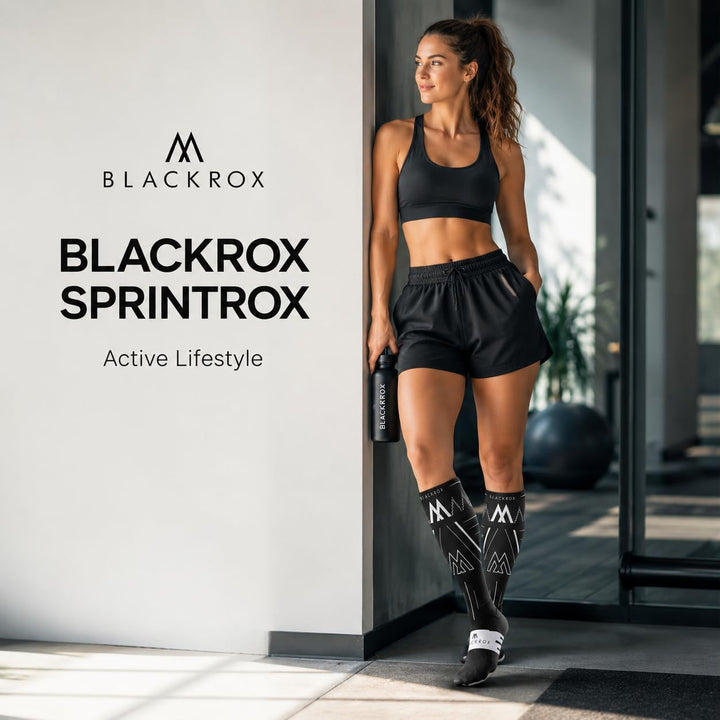 BLACKROX Kompressionsstrümpfe Sport Astropreform Kompressionssocken Vergleichssieger Sportkompressio