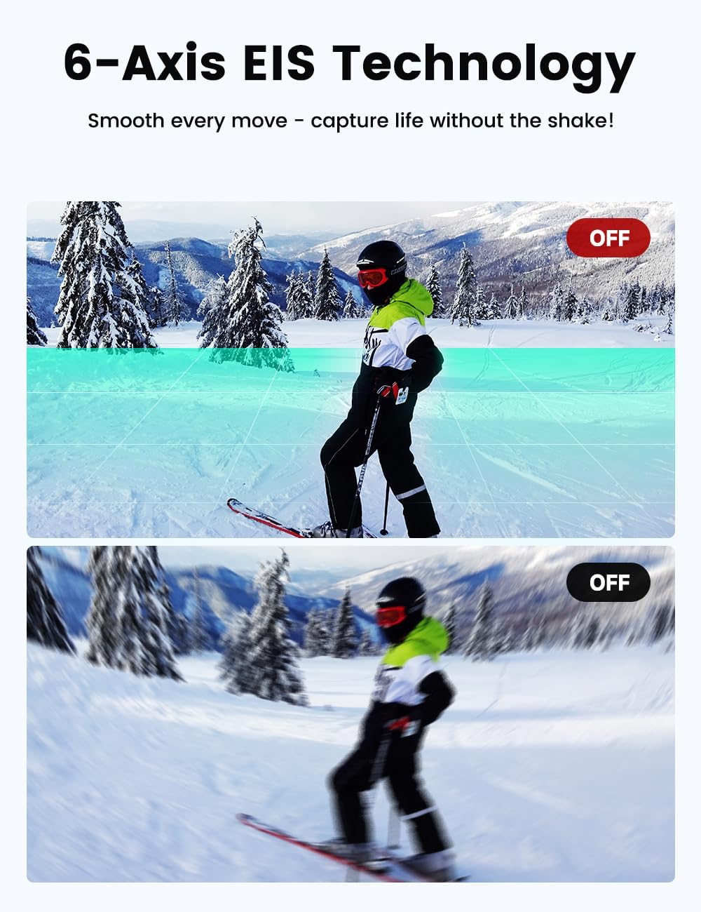 Apexcam K80 4K mini Action cam POV bodycam EIS Bildstabilisierung WLAN 10m wasserdichte Unterwasserk
