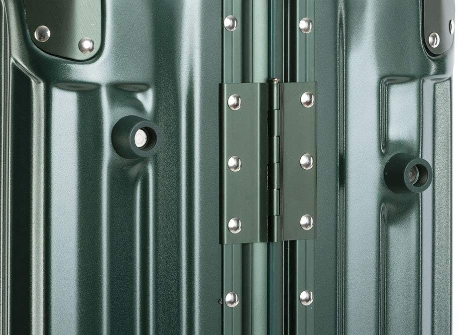 Travelhouse London Koffer Grün M-65cm · Alu-Rahmen · Polykarbonat Hartschale · Trolley Reisekoffer R