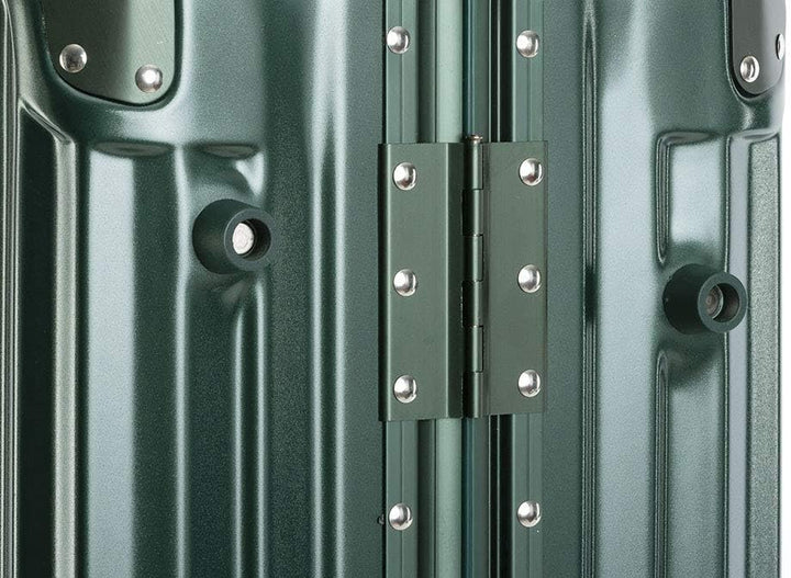 Travelhouse London Koffer Grün M-65cm · Alu-Rahmen · Polykarbonat Hartschale · Trolley Reisekoffer R