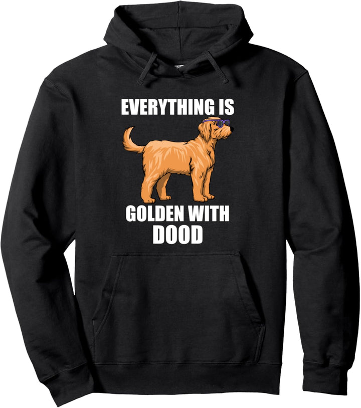 Golden Doodle Hundehalter Ironische Sonnenbrille Pullover Hoodie