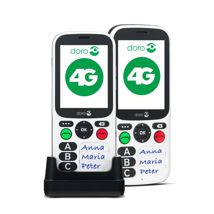 Doro - 780X IUP (PTI) – tragbares 4G entsperrt – Alarm für Arbeiter isoliert – GPS – Assistenztaste