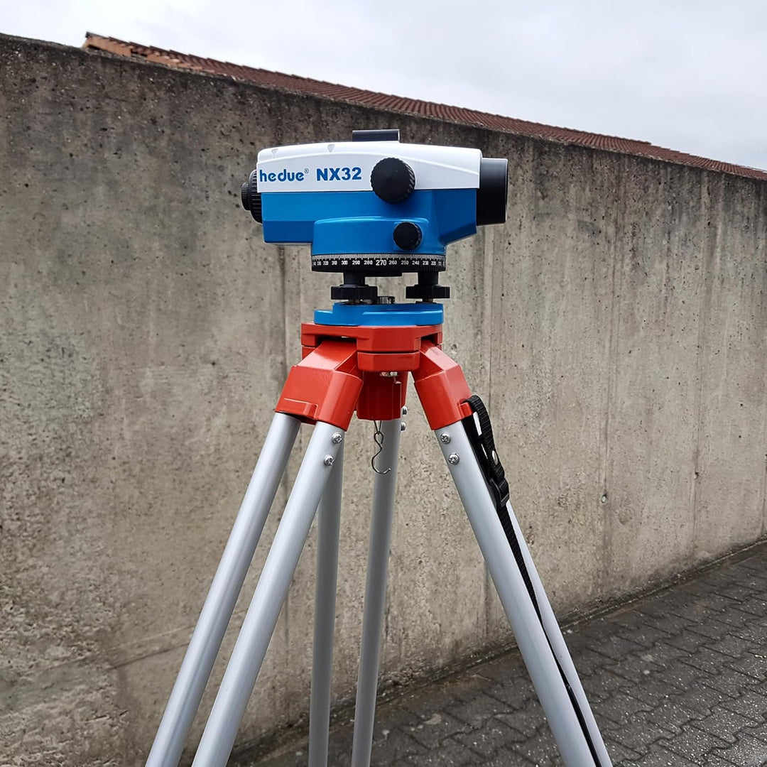 hedue® Baustativ NS2 – Nivellierstativ aus Aluminium, Laser Stativ für Rotationslaser sowie Bau- und