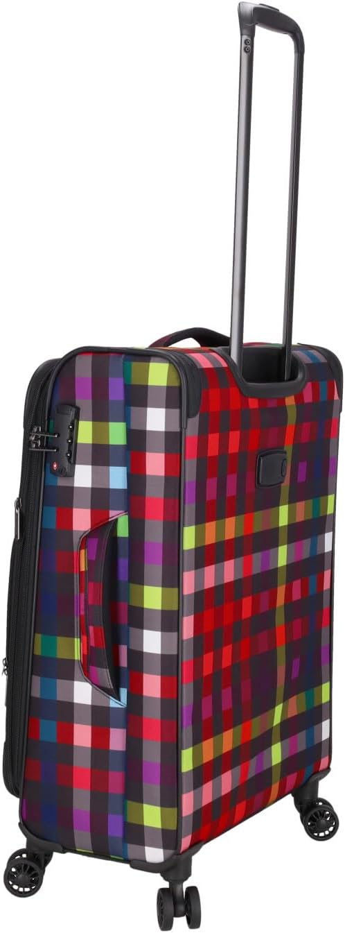 Reisetrolley SoftLITE 4w | Koffer aus strapazierfähigem Polyester | Leichter Trolley mit Vier Doppel