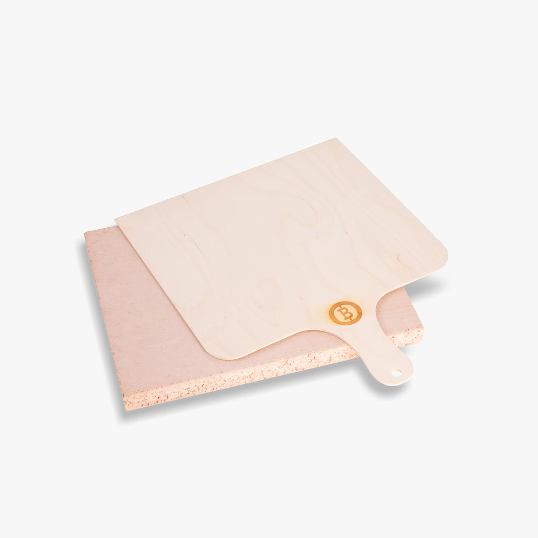 Beefer 10 30 0005 Pizzastein, Orange, 48 x 36 x 26 cm