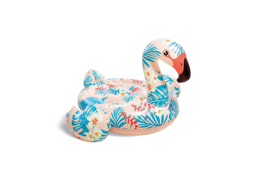 Intex - Aufblasbarer tropischer Flamingo, 142 x 137 x 97 cm 147cm x 140cm x 94cm Blau, 147cm x 140cm
