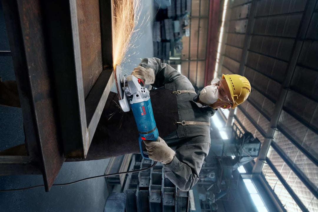 Bosch Professional Winkelschleifer GWS 27-180 JR (Leistung: 2.700 W, Scheiben-Ø: 180mm, mit KickBack