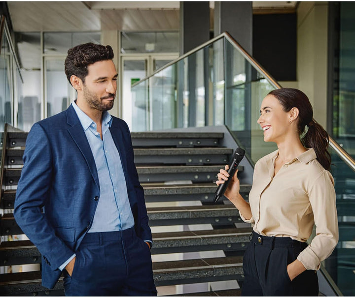 Rode Interview PRO Drahtloses Mikrofon mit Aufnahmefunktion für Content-Erstellung, Medien und Inter