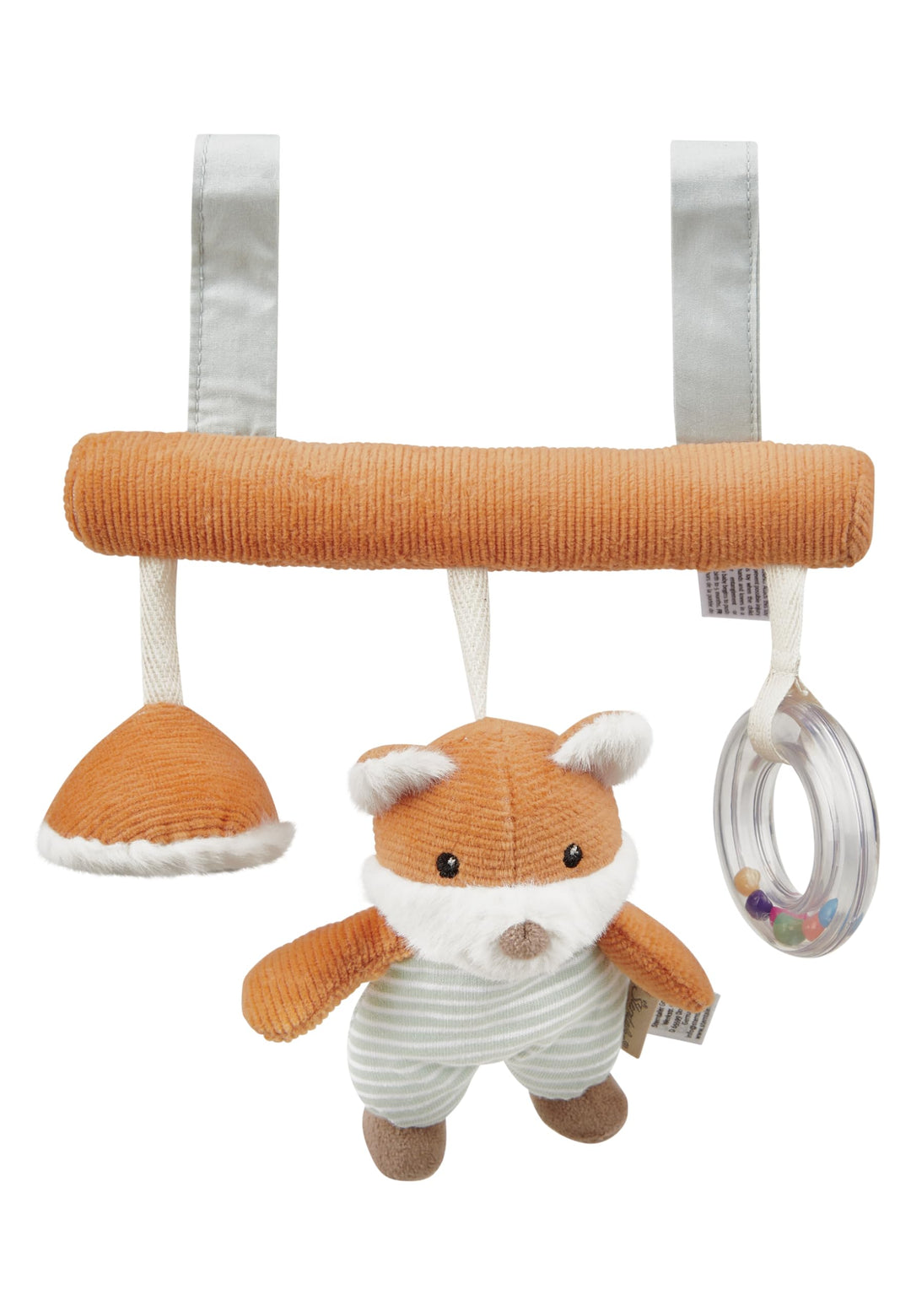 Sterntaler Spielzeug zum Aufhängen Fuchs Filou - Spielzeug für Babyschale mit Klettverschluss - weic