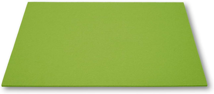 Tischset aus Designfilz von filzbrand, eckig, 46 x 34 cm, 5 mm dick, 1 Stück, hellgrün, Hellgrün