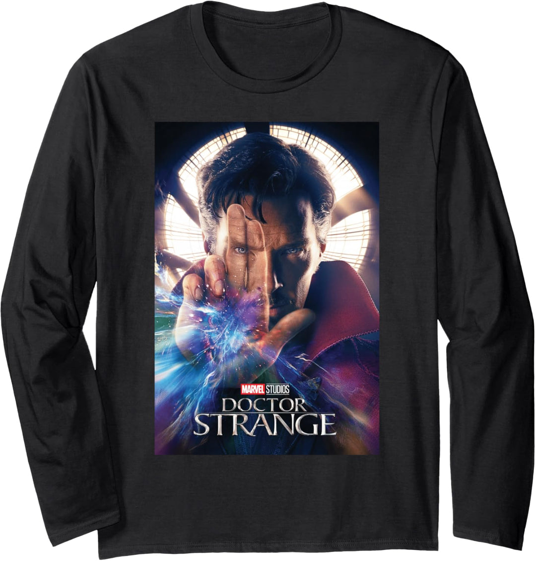 Marvel Studios Doctor Strange Movie Poster Langarmshirt