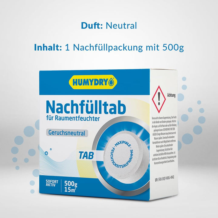 Sonder-Set mit 1 Nachfüllbeutel für Luftentfeuchter – Ideal für Schränke, Badezimmer und Räume – Räu