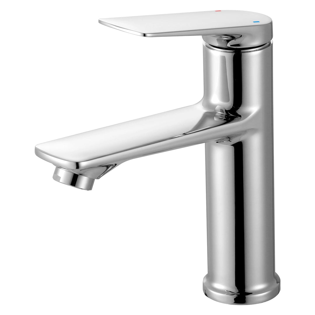 Wasserhahn Bad, Waschtischarmatur Bad Chrom Einhebelmischer Armatur Hochdruck Waschtischwasserhahn m