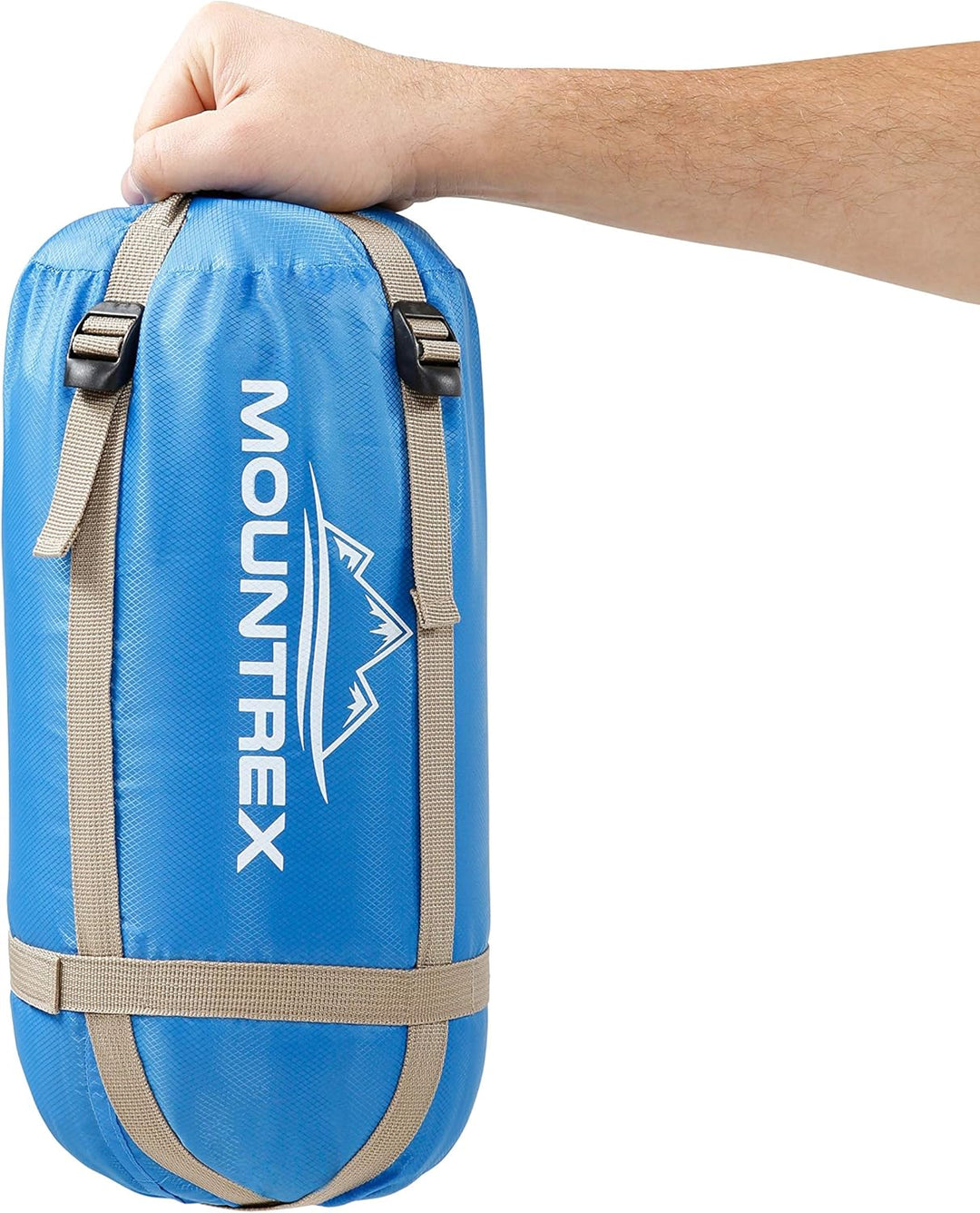MOUNTREX Schlafsack +10°C / +20°C – Ultraleicht & Kompakt (850g) - Outdoor Sommerschlafsack - Mumien