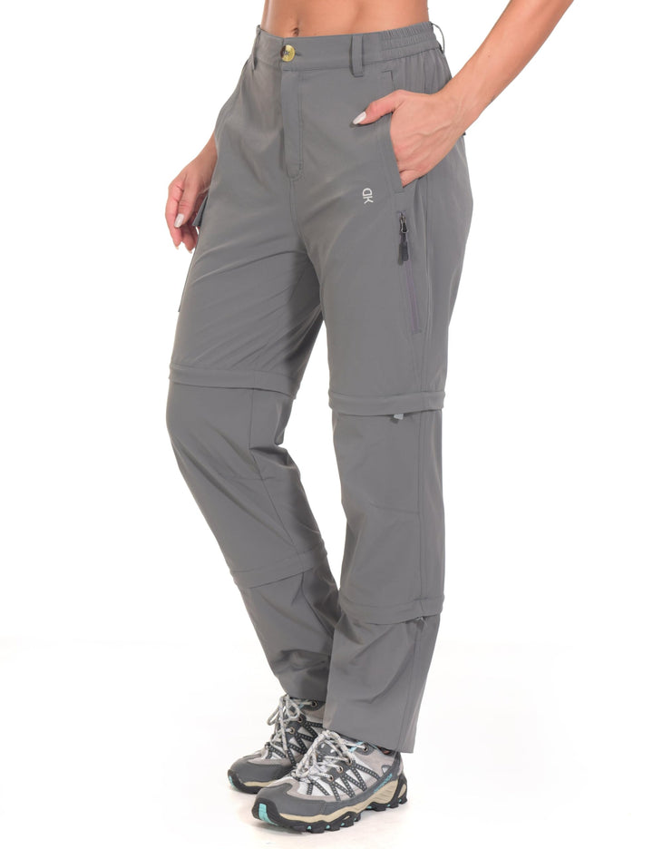 Little Donkey Andy Wanderhose Damen Zip Off Stretch Cabrio Softshellhose Schnell Trocknende mit Reis