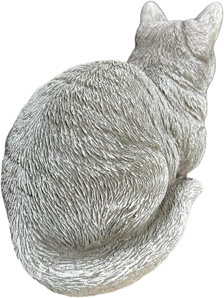 OriginalPaul Skulp & Betondesign Steinfigur Katze Mia für Garten und Terrasse aus frostsicherem Stei