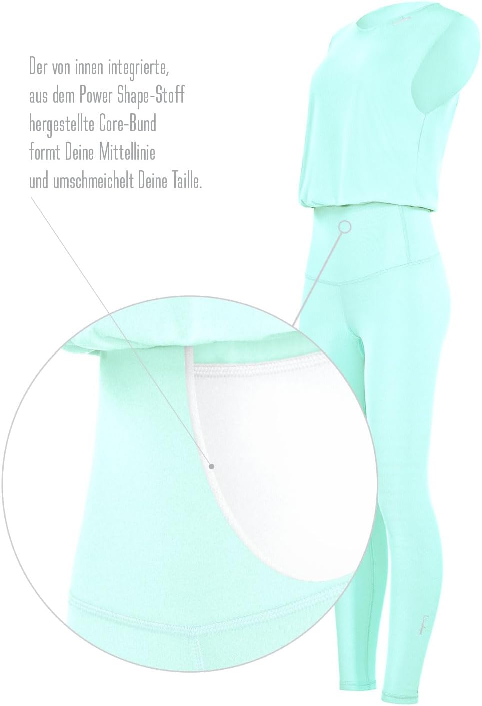 WINSHAPE Damen Damen Functional Comfort Jumpsuit Js102lsc Jumpsuit (1er Pack) JS102LSC-DELICATE-MINT