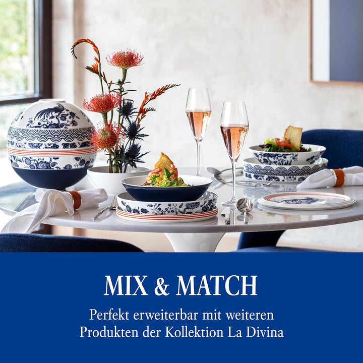 Villeroy & Boch – La Divina Champagnerkelch Set 4 teilig, Champagner Gläser, Sektkelche, hochwertige